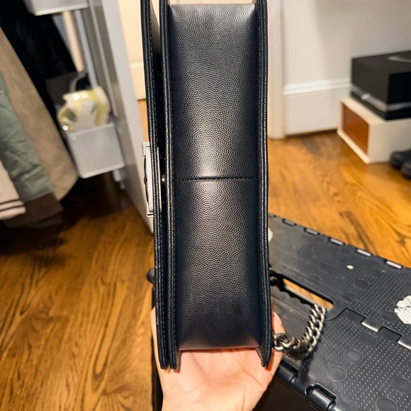 CHANEL LARGE BOY BAG Black  Bag - Picture 2 of 3